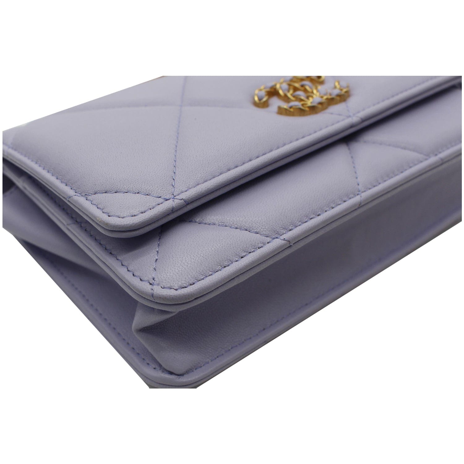 Chanel Purple Metallic Wallet on a Chain Re-issue – Audrey's of Naples