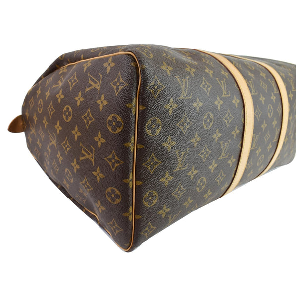 Louis Vuitton Keepall 50 Monogram Canvas Travel Bag - brown color