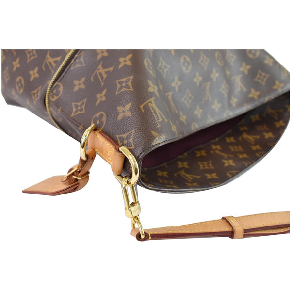 Louis Vuitton Melie Monogram Canvas Hobo Shoulder Bag - corne opened view