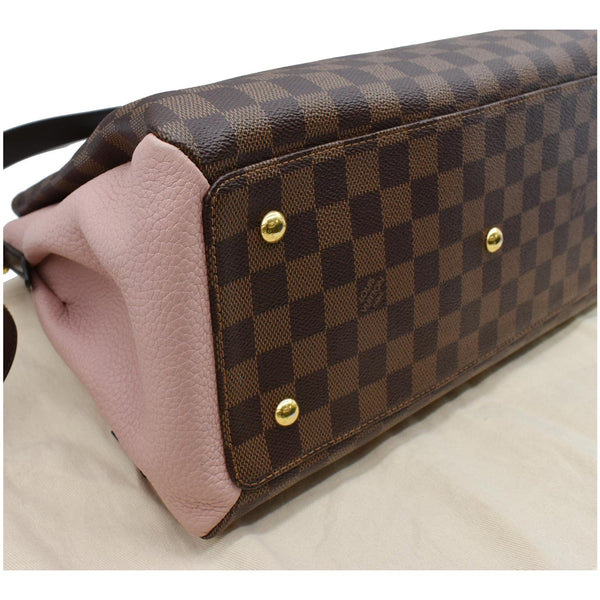LOUIS VUITTON Normandy Damier Ebene Shoulder Bag Brown/Magnolia