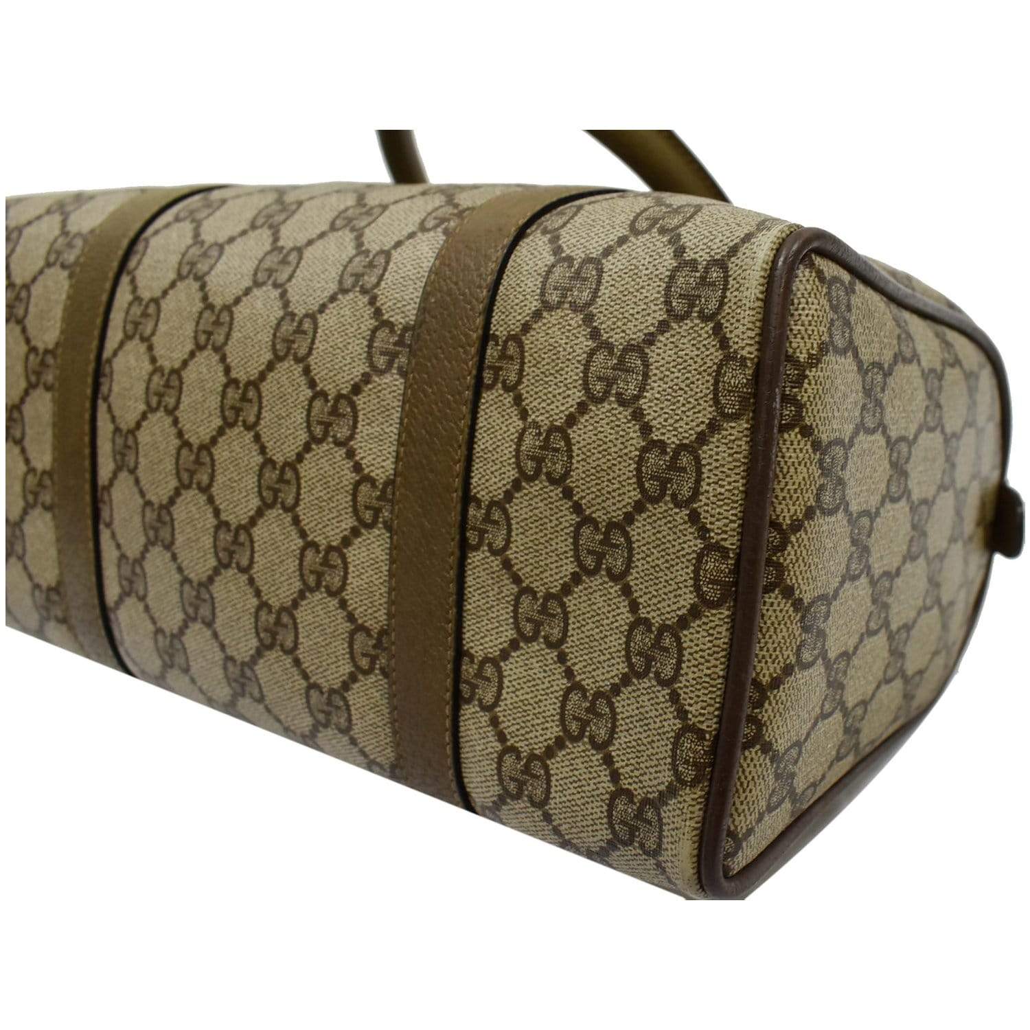 Authentic Vintage Gucci GG Monogram Doctor Style Handbag Satchel Crossbody  Purse