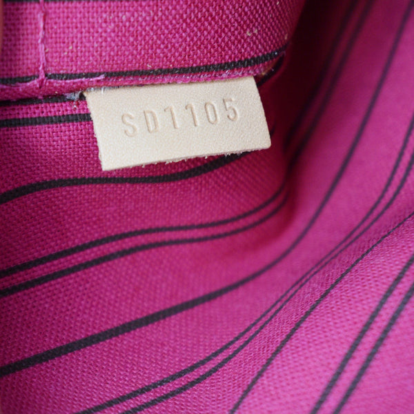 LOUIS VUITTON Neverfull Monogram Canvas Pochette Wristlet Pouch Brown