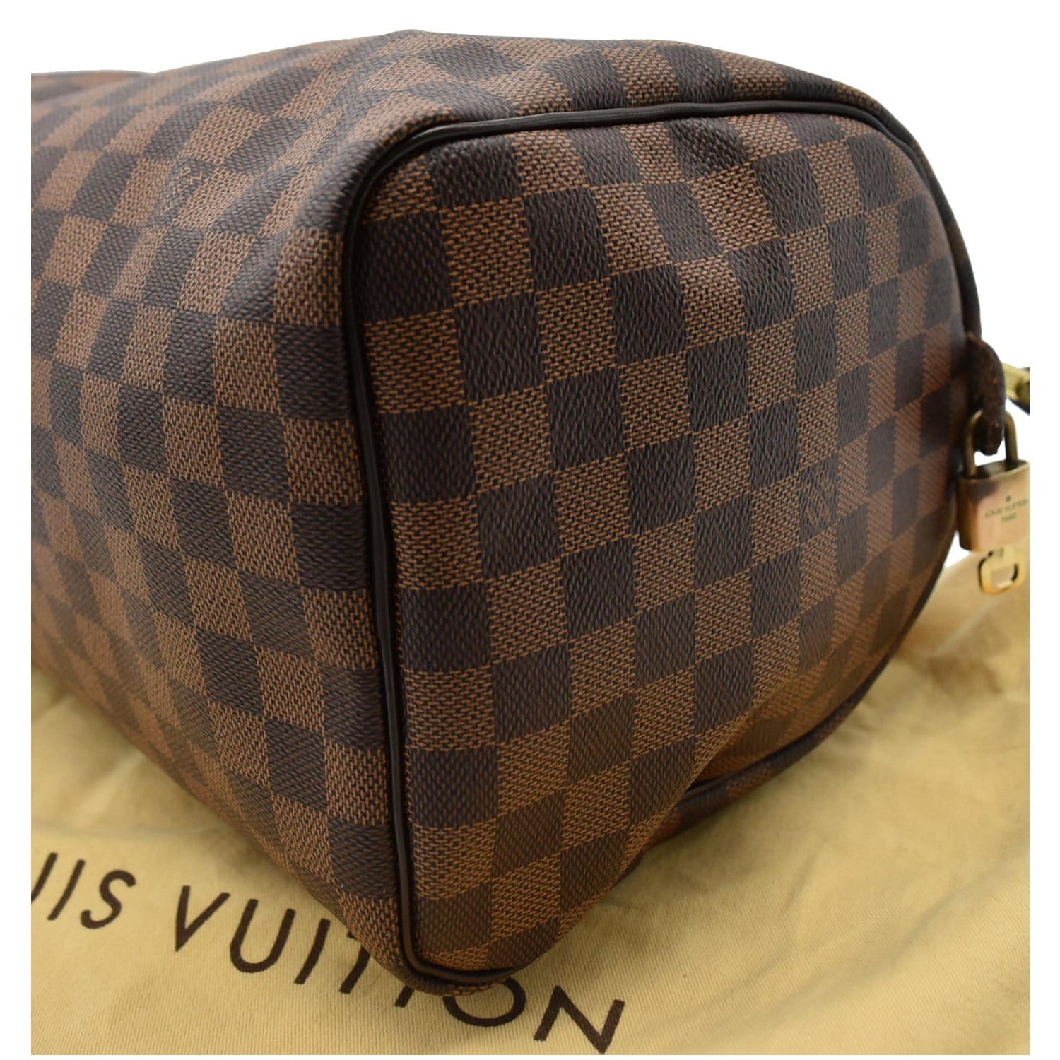 Louis Vuitton Damier Ebene Speedy 30 - Brown Handle Bags, Handbags -  LOU801810