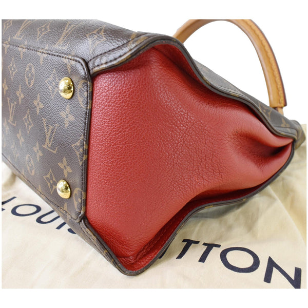 Louis Vuitton Gaia Monogram Canvas Shoulder Bag Women - red side view