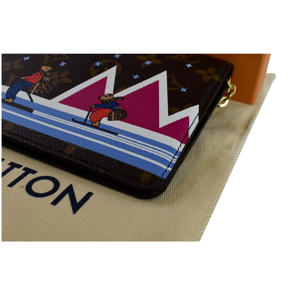 Louis Vuitton Weekend Pochette Monogram Canvas Clutch for sale