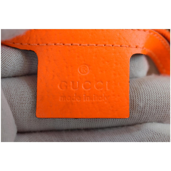 GUCCI Flora Jackie Medium Canvas Hobo Bag Orange 550152
