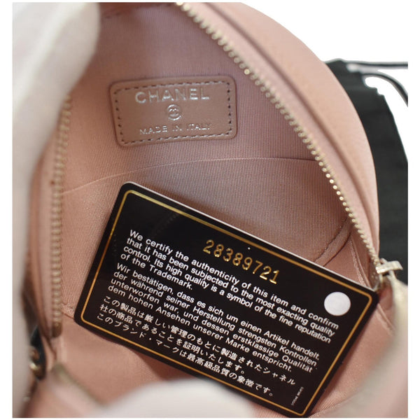 Chanel Camellia Round Leather Crossbody Bag - made in Italy