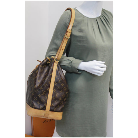 Louis Vuitton Large Noe Monogram Canvas Shoulder Bag