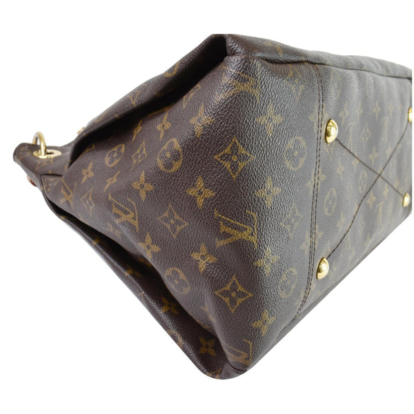 Louis Vuitton Artsy MM Monogram Canvas Tote Handbag Bag - corner close