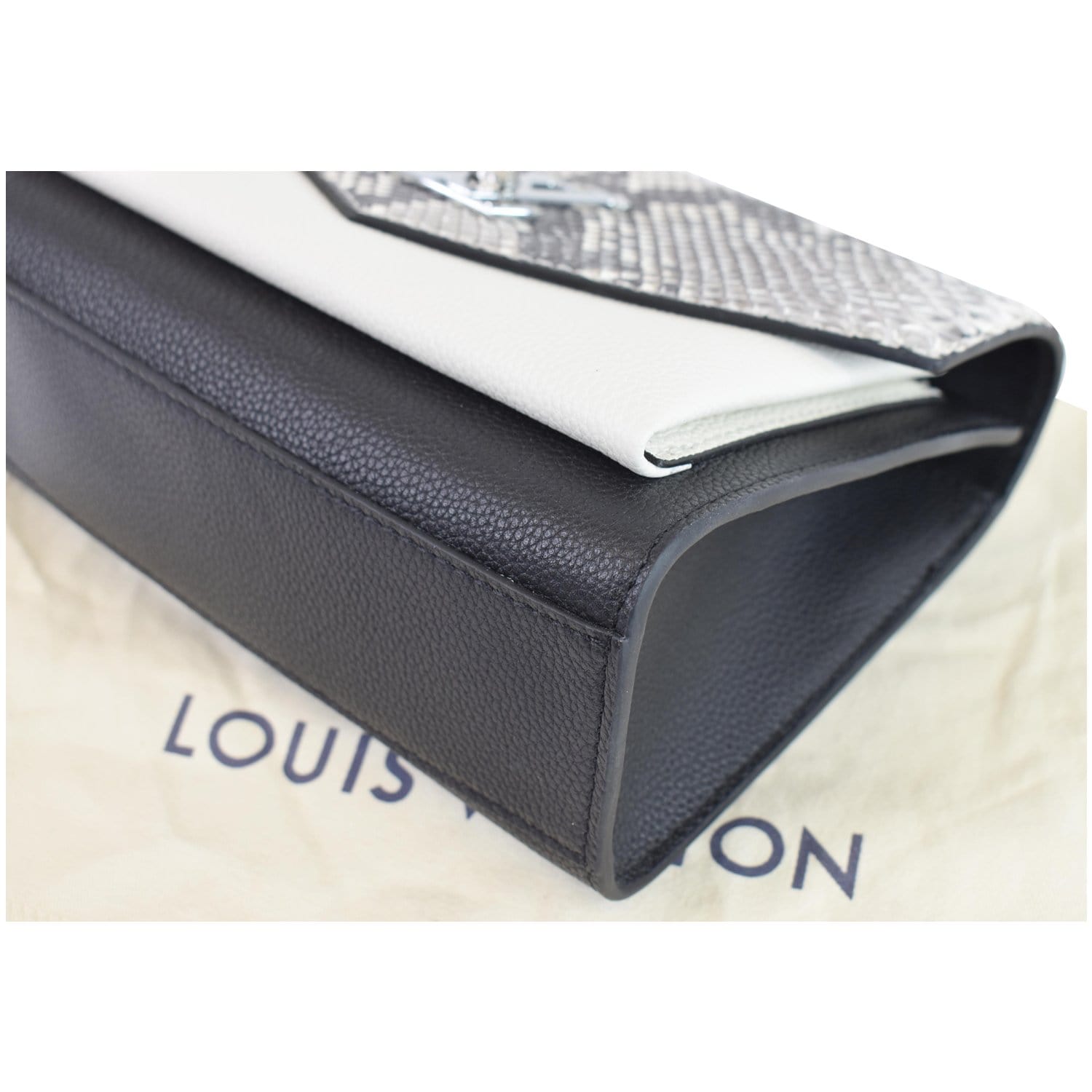 Coussin python clutch bag Louis Vuitton Multicolour in Python