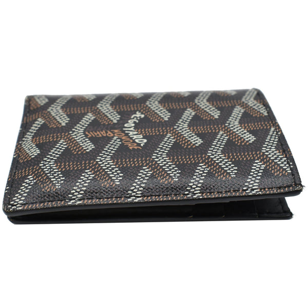 GOYARD Bi-Fold Coated Canvas Wallet Black