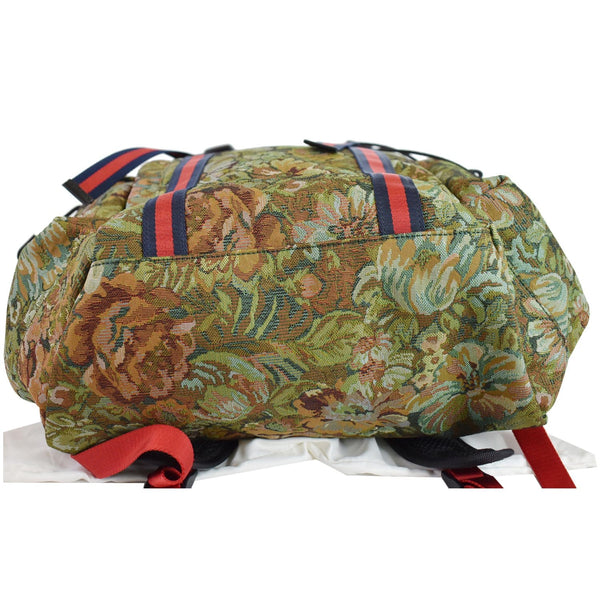 Gucci Floral Brocade Leather Backpack Bag for sale