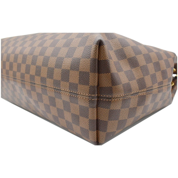 LOUIS VUITTON Graceful MM Damier Ebene Shoulder Bag Brown