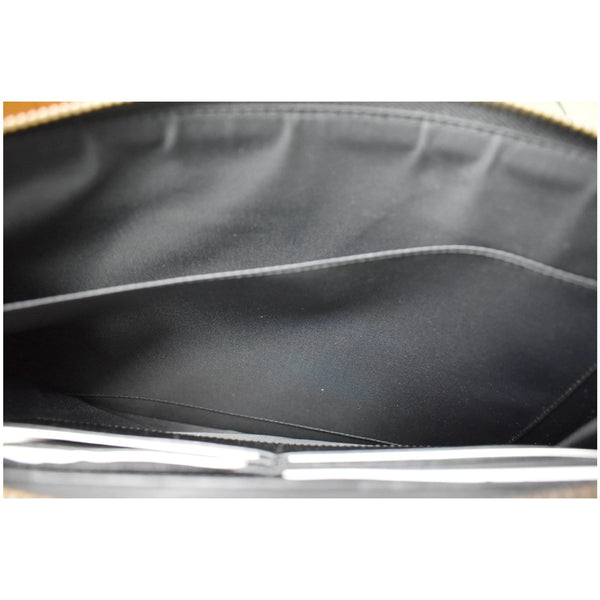 GUCCI Agora Web Leather Bag Black 428758