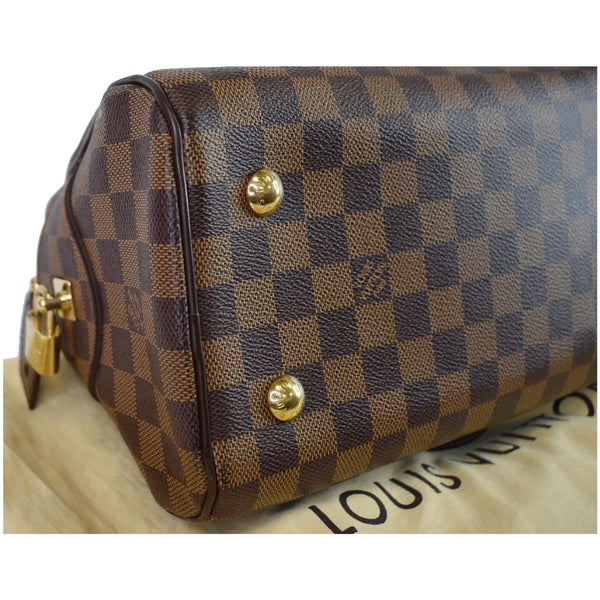 LOUIS VUITTON Duomo Damier Ebene Canvas Duomo Satchel Bag Brown