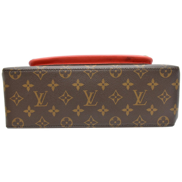 LOUIS VUITTON Marignan Monogram Canvas Shoulder Bag Coquelicot