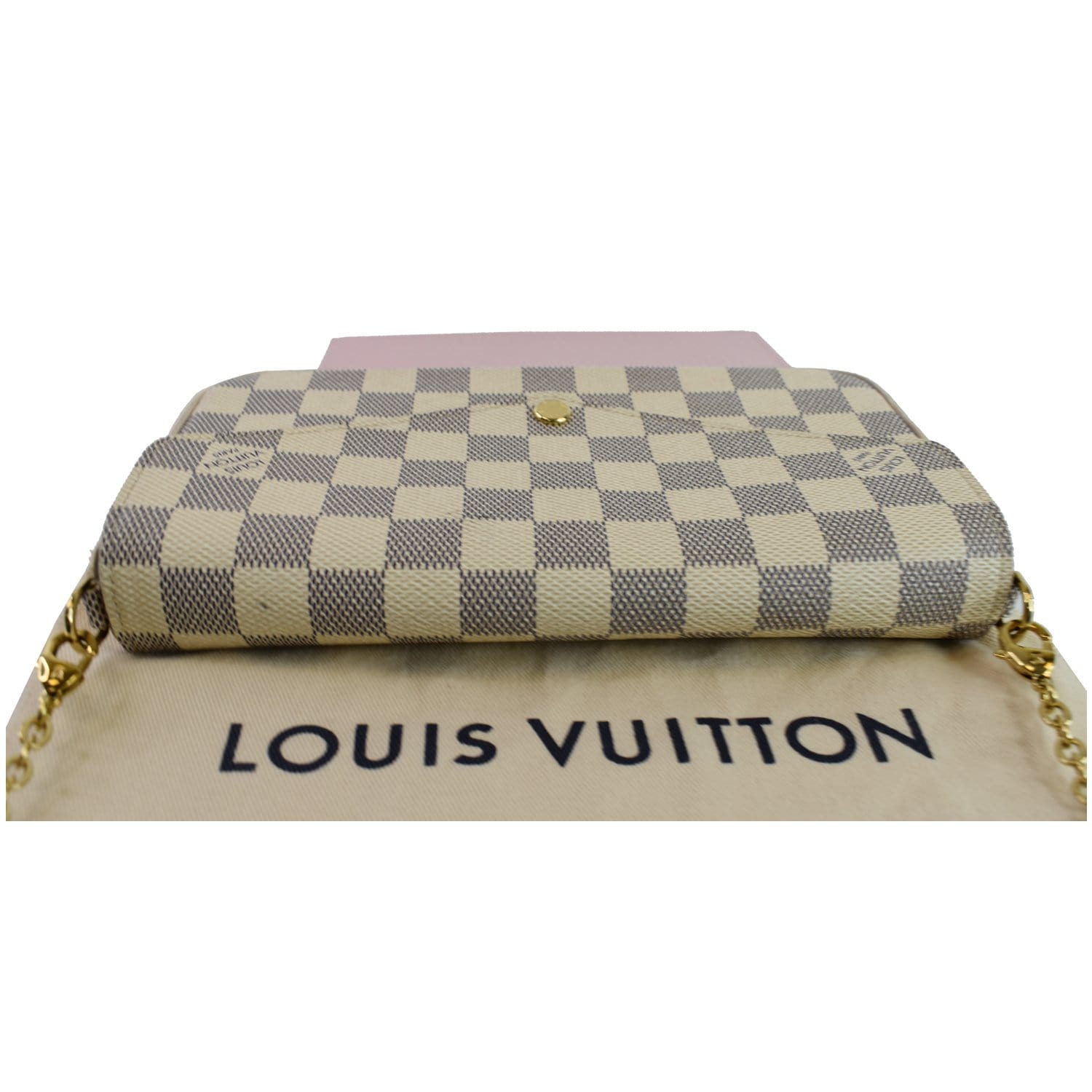 Louis Vuitton Damier Azur Canvas Felicie Pochette Bag w/o Inserts - Yoogi's  Closet