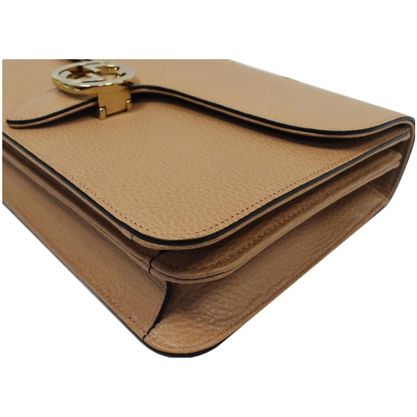 Preowned Gucci Interlocking GG Calfskin Leather Shoulder Bag for sale
