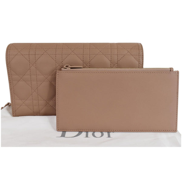 CHRISTIAN DIOR The Lady Dior Calfskin Chain Pouch Bag Blush Ultramatte - Final Sale