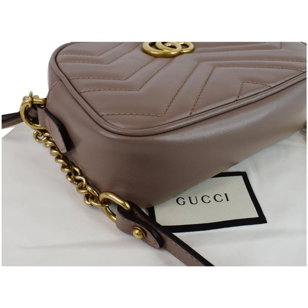 Gucci GG Marmont Matelasse Mini Leather Crossbody Bag for women