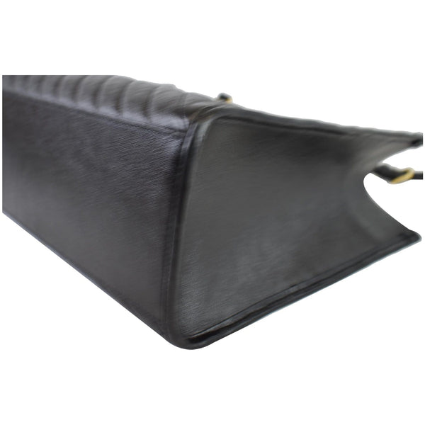 GUCCI GG Marmont Medium Matelasse Leather Tote Bag Black 627332