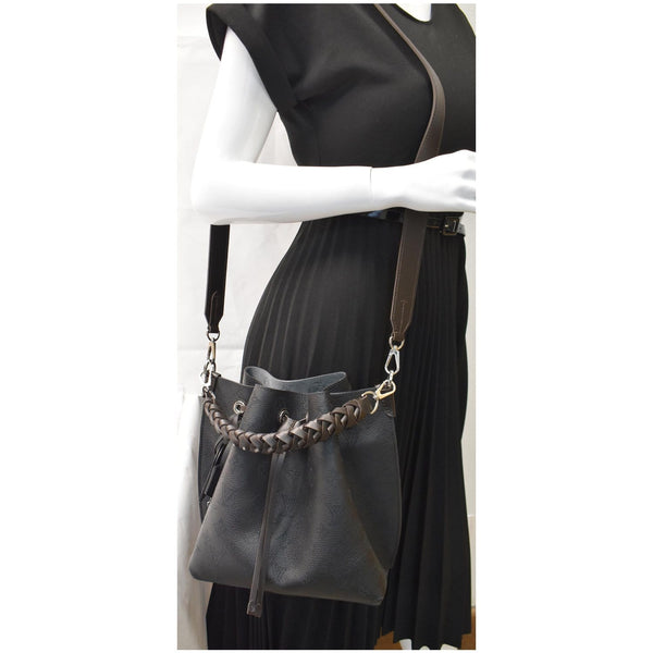 Louis Vuitton Muria Mahina Leather Shoulder Bag women