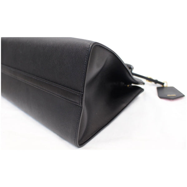 PRADA Paradigme Saffiano Leather Tote Shoulder Bag Black