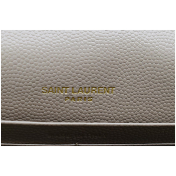 Yves Saint Laurent Matelasse Chevron Grain De Wallet
