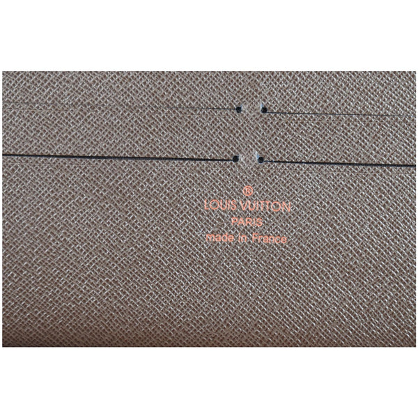 Louis Vuitton Zippy Organizer Damier Ebene Wallet  Made in France