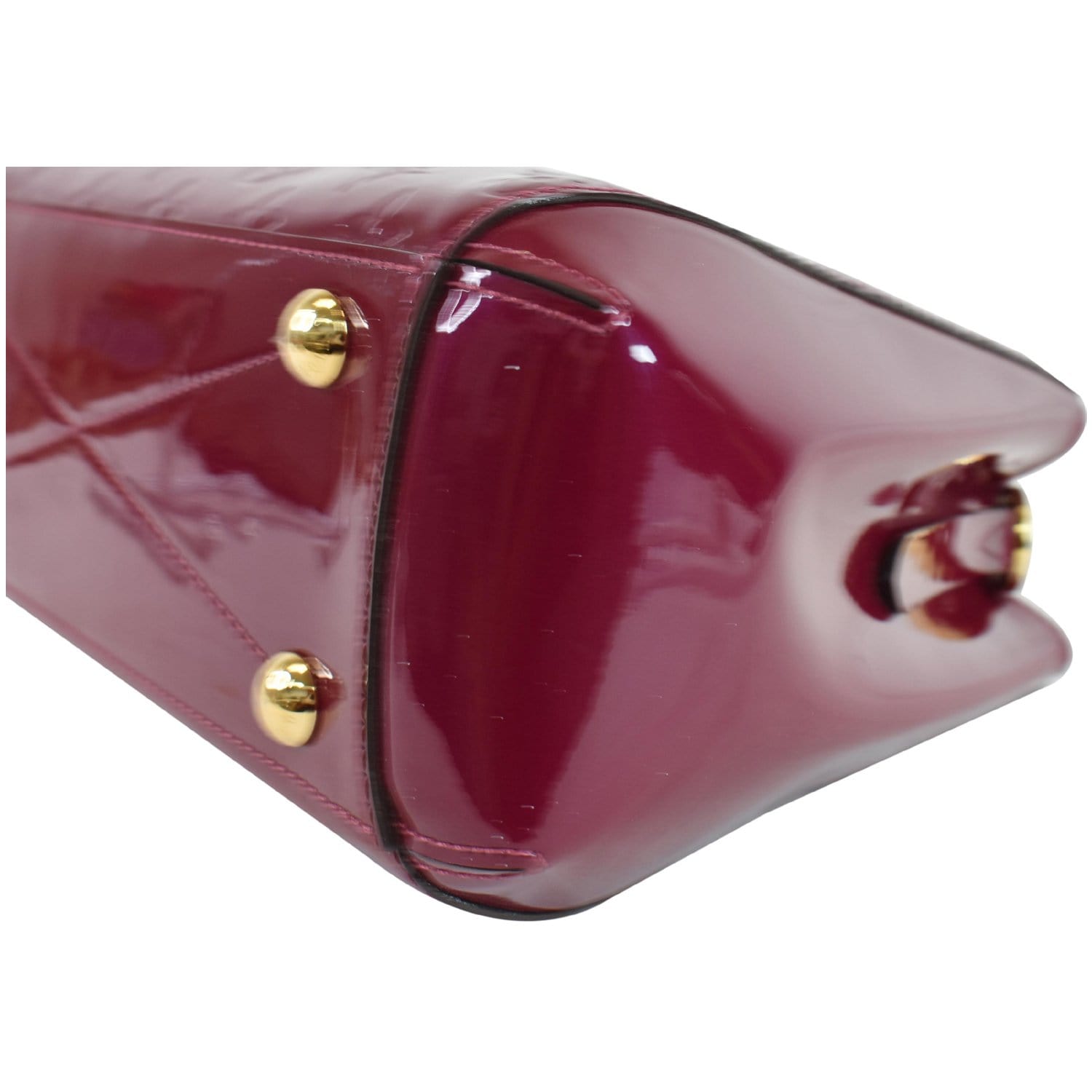 Louis Vuitton Montaigne Bb Handbag Vernis Enamel Patent Leather Pink woman