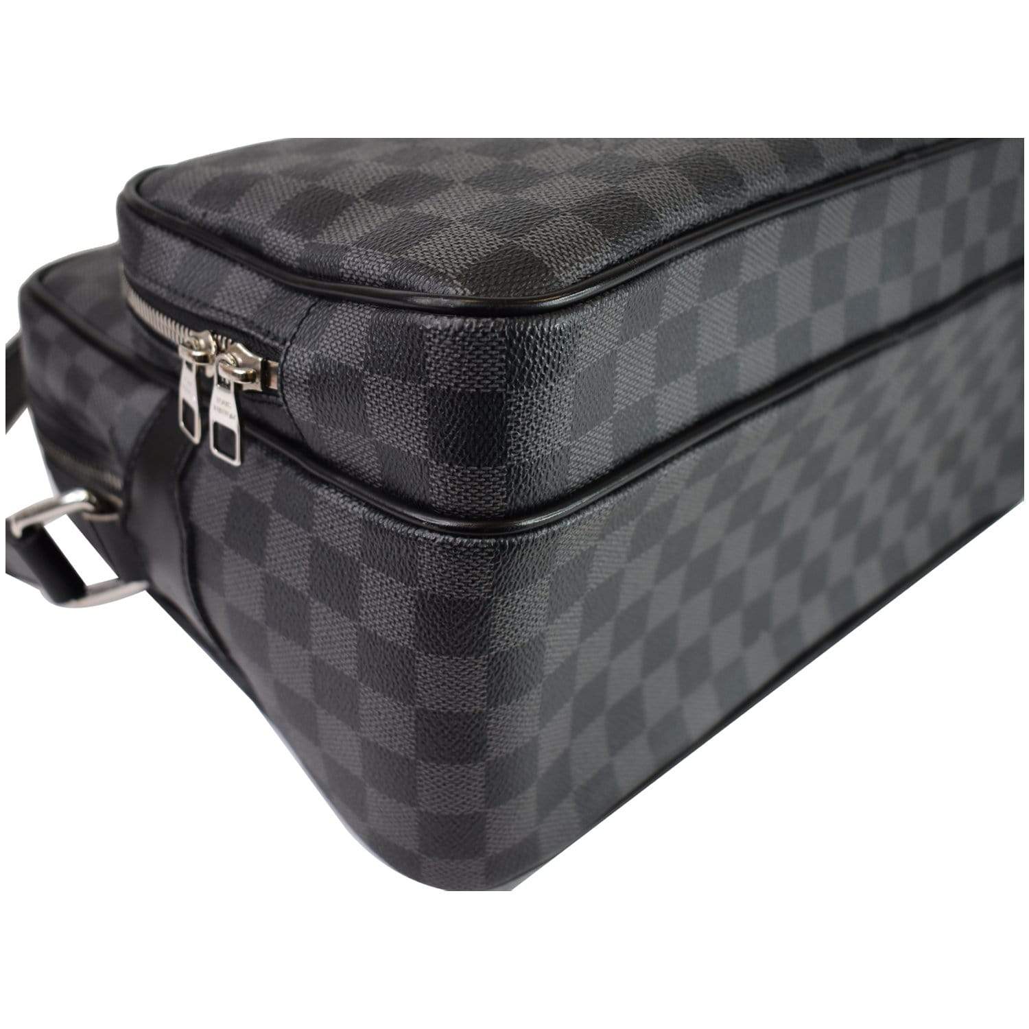 Louis Vuitton Sac Leoh Damier Graphite Messenger Bag