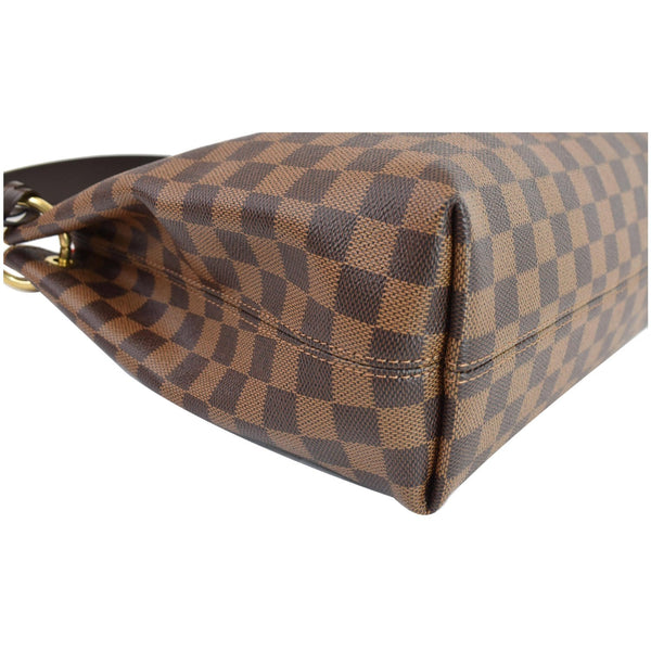 Louis Vuitton Graceful PM Damier Ebene Shoulder Bag - brown texture 
