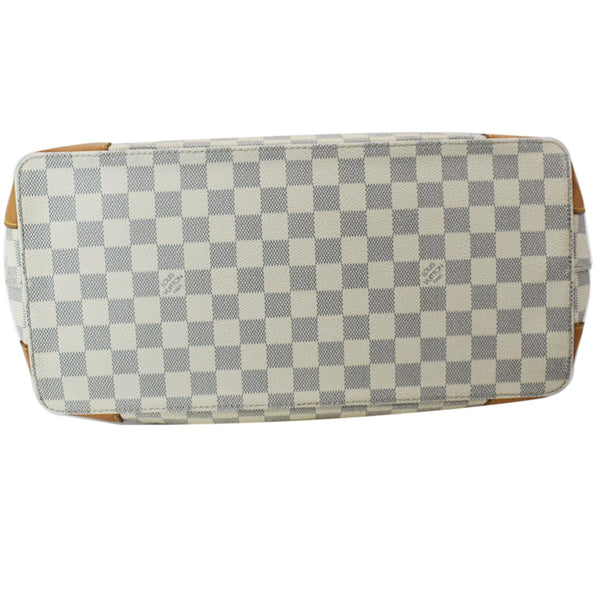 LOUIS VUITTON Hampstead MM Damier Azur Shoulder Bag White