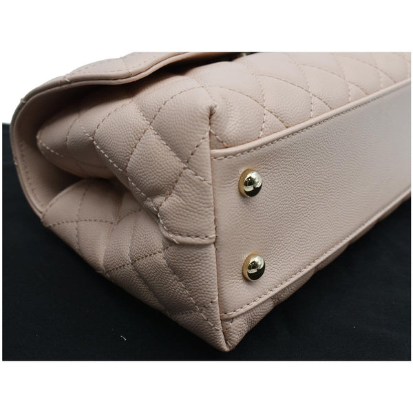 Chanel Coco Mini Top Handle Flap bag - protection feet