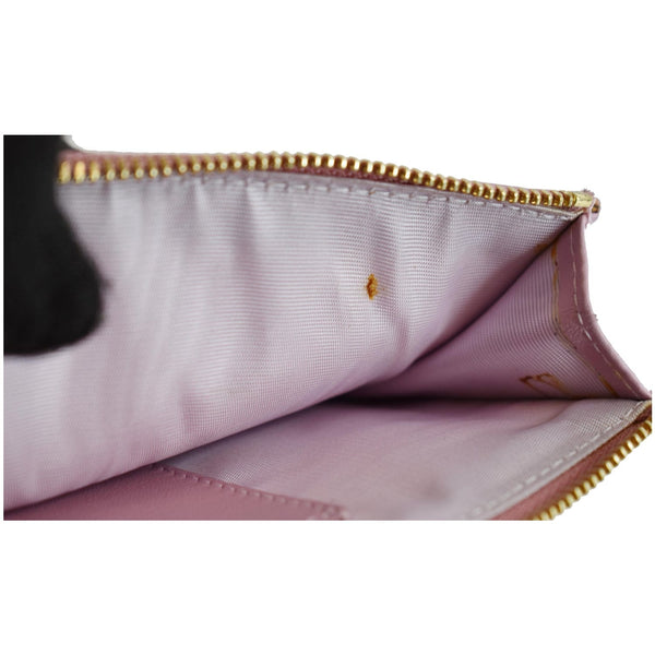 SALVATORE FERRAGAMO Vara Twinkle Wristlet Pouch Pink