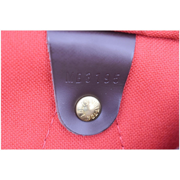 LOUIS VUITTON Speedy 30 Damier Ebene Satchel Bag Brown