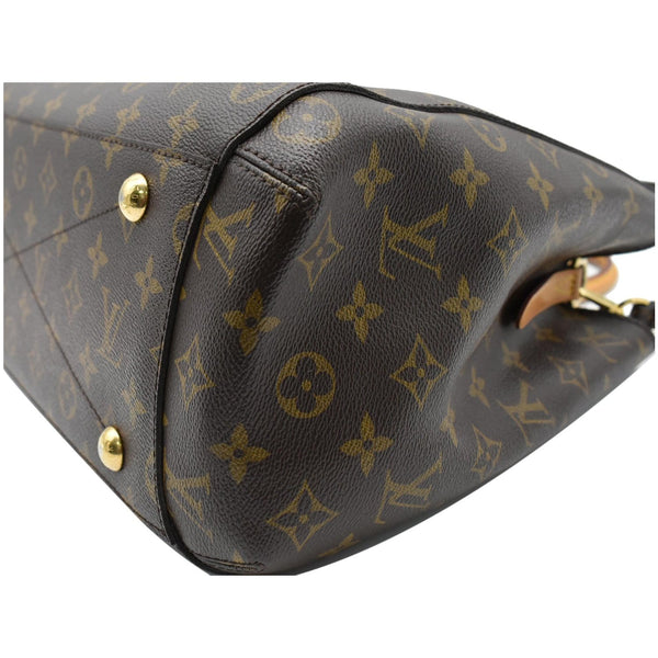 LOUIS VUITTON Montaigne GM Monogram Canvas Shoulder Bag Brown