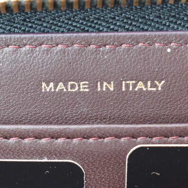 CHANEL Quilted Leather Zip Around Wallet Black