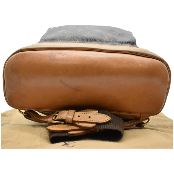 LOUIS VUITTON Montsouris GM Monogram Canvas Backpack Bag Brown