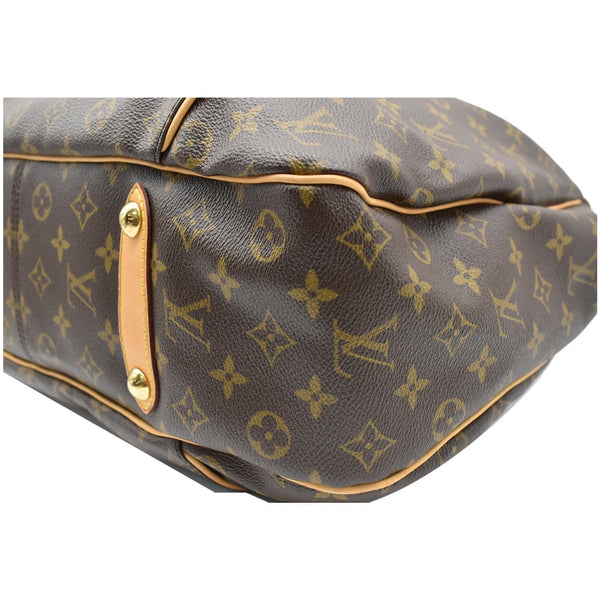 LOUIS VUITTON Galliera GM Monogram Canvas Shoulder Tote Bag Brown