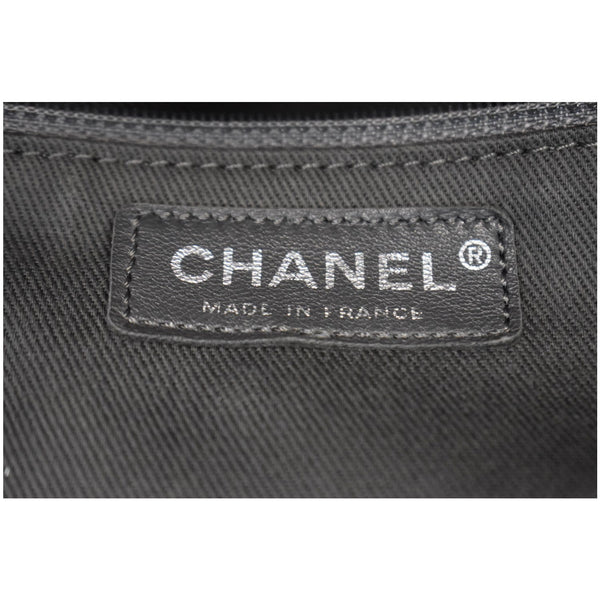 CHANEL Sharpei Large Lambskin Leather Tote Bag White