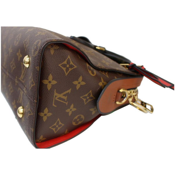 LOUIS VUITTON Tuileries Monogram Canvas Tote Shoulder Bag Brown