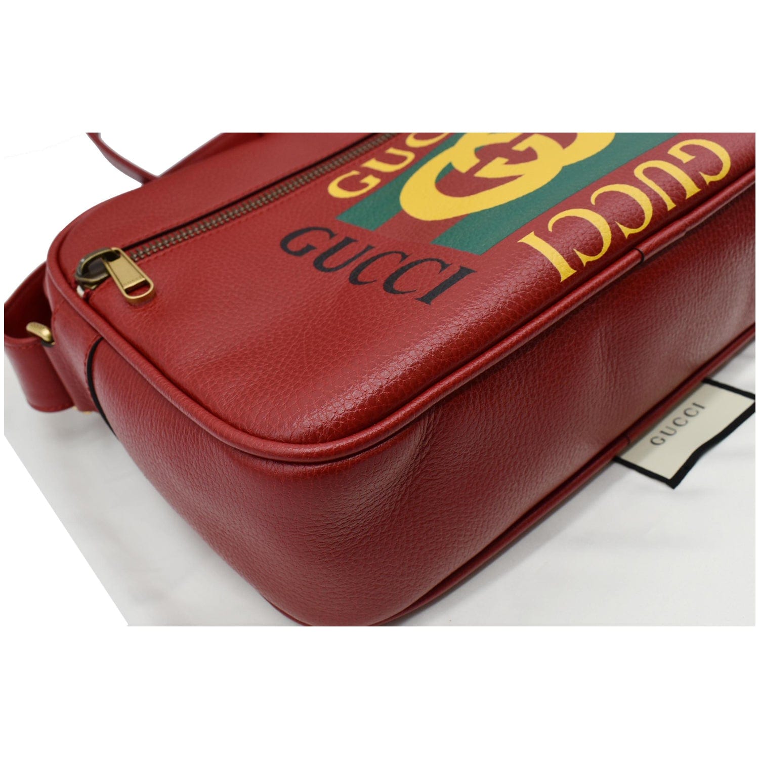 バッグ GUCCI L HANDLE LEATHER SHOULDER BAG Gucci Blondie medium top handle bag in Rosso Ancora red