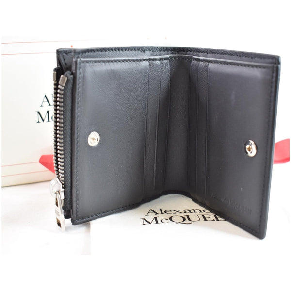 Alexander Mcqueen Logo-Print Leather Flap closure