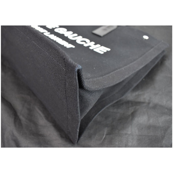 YVES SAINT LAURENT Rive Gauche Leather Tote Bag Black