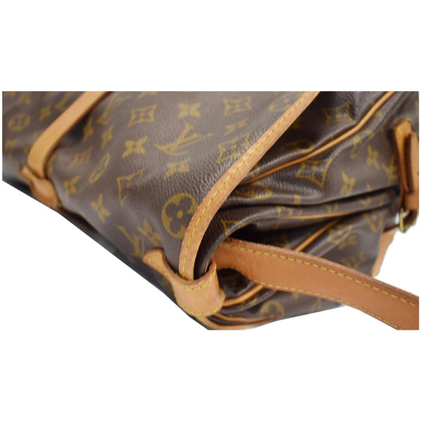 Louis Vuitton Saumur 35 Shoulder Bag - top corner view | DDH