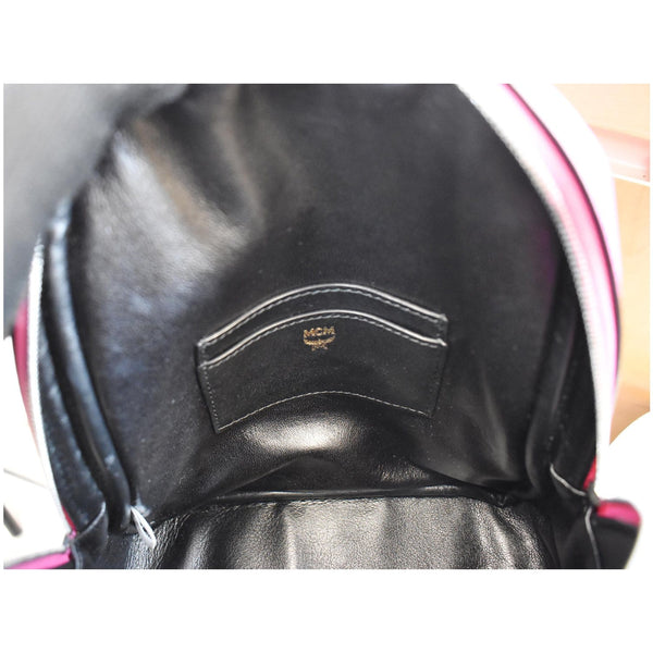 MCM Mini Duchess Polke Studs Calfskin Leather interior