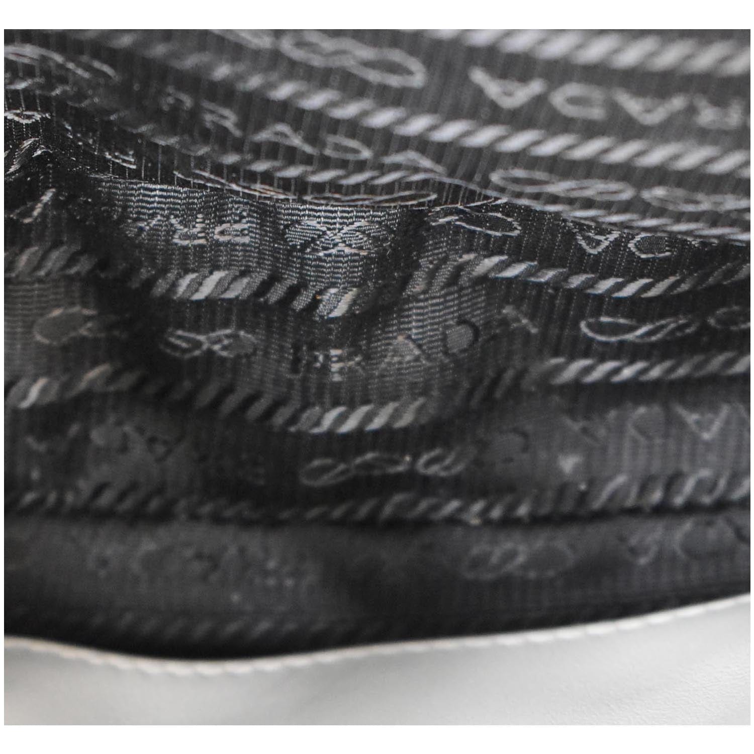 Cleo leather handbag Prada White in Leather - 34770536