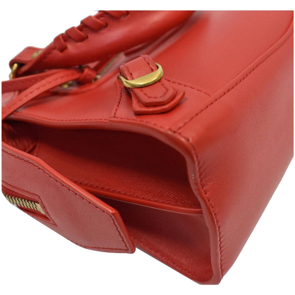Balenciaga Neo Classic City Small Top Handle Handbag - women red bag | DDH