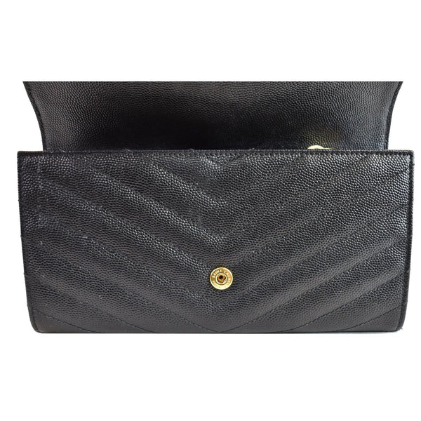 YVES SAINT LAURENT Large Grain De Poudre Wallet Black